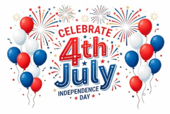 Download 4TH JULY Retro Typography Design - Retro typography design Collection